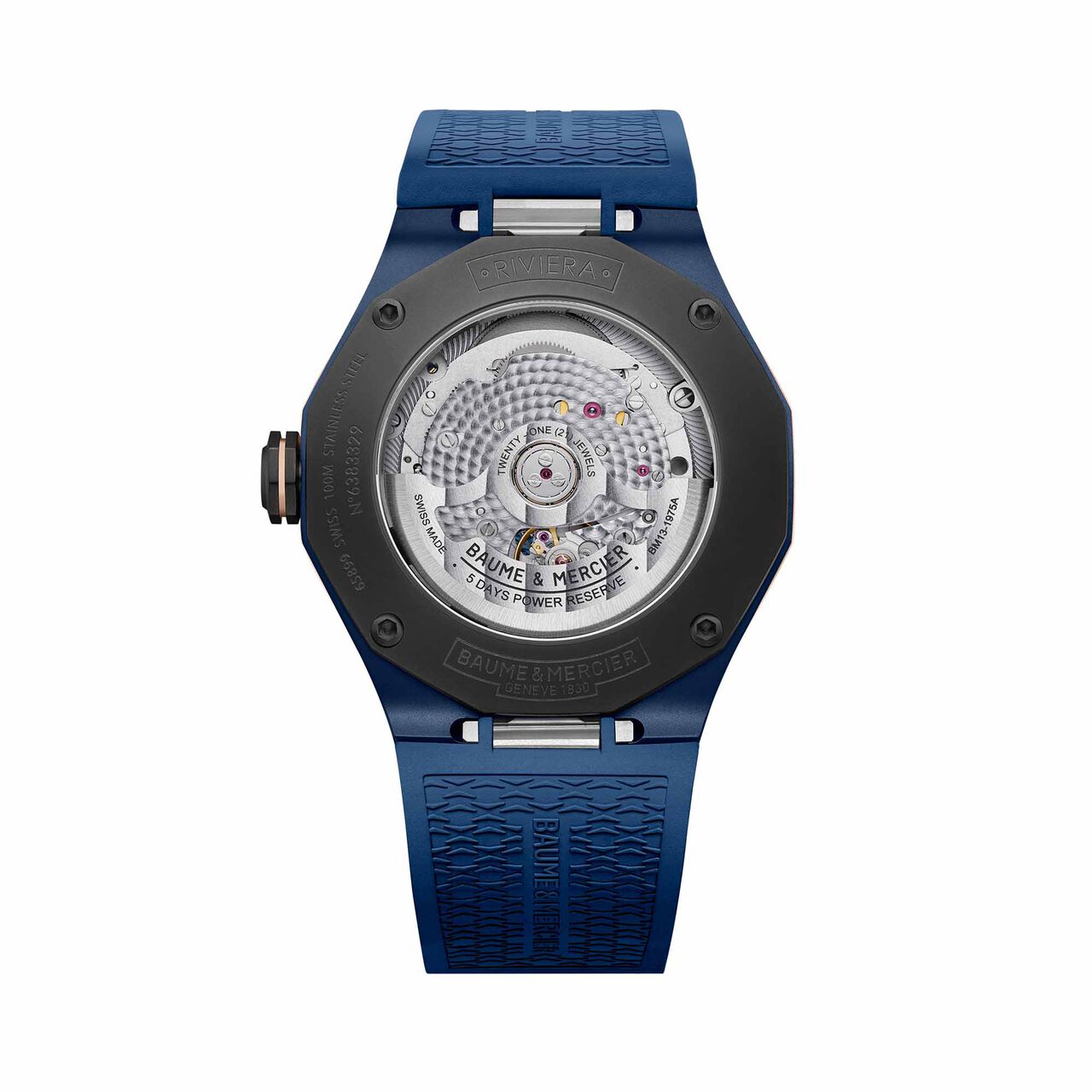 Baume & Mercier Riviera Baumatic Automatic 42 mm PVD Stainless Steel and Titanium image number 4